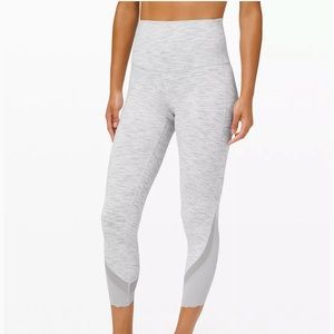 Lululemon Wunder under high rise crop 23”
